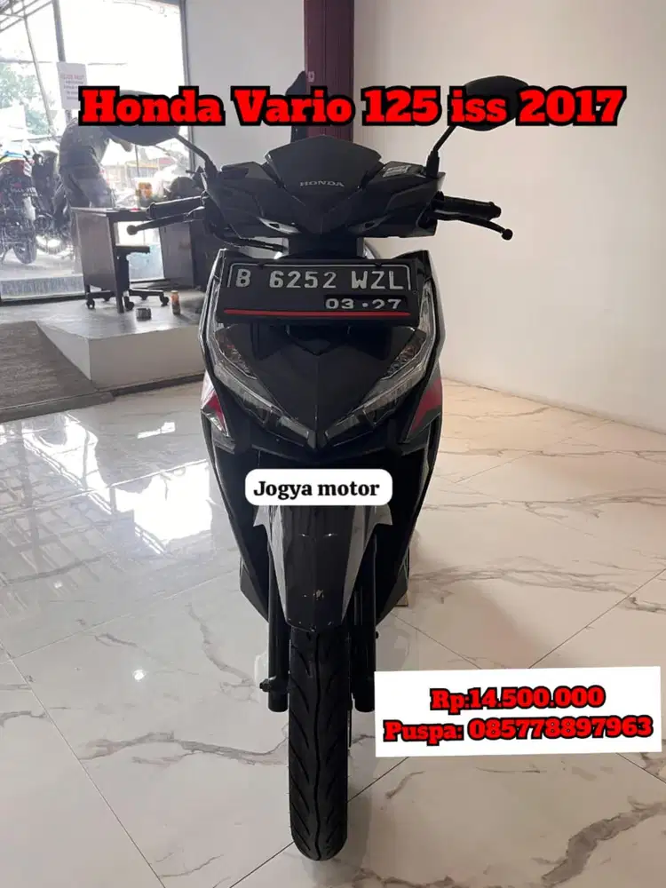 (B) honda vario 125 iss 2017 cash credit