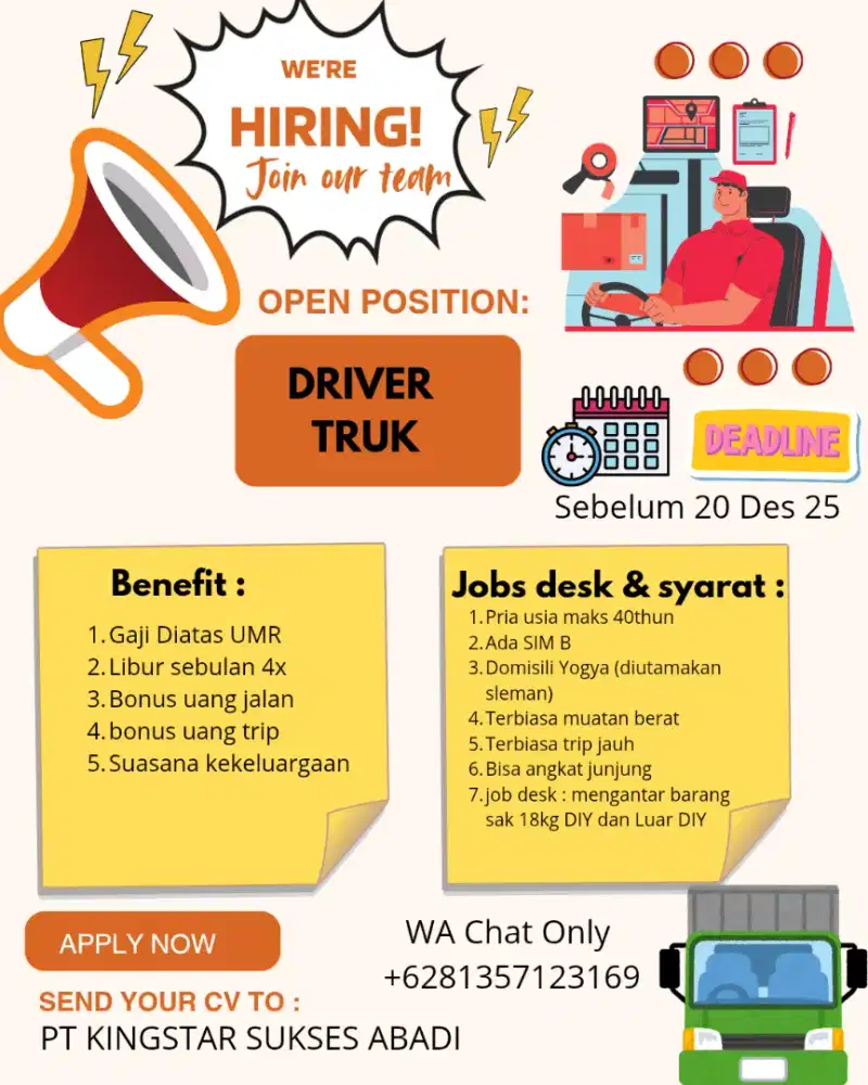 Loker Driver Truk