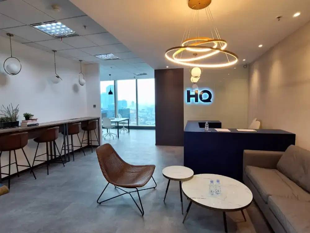 Kantor Full Furnished 2 Pax di Lippo Thamrin Dekat MRT