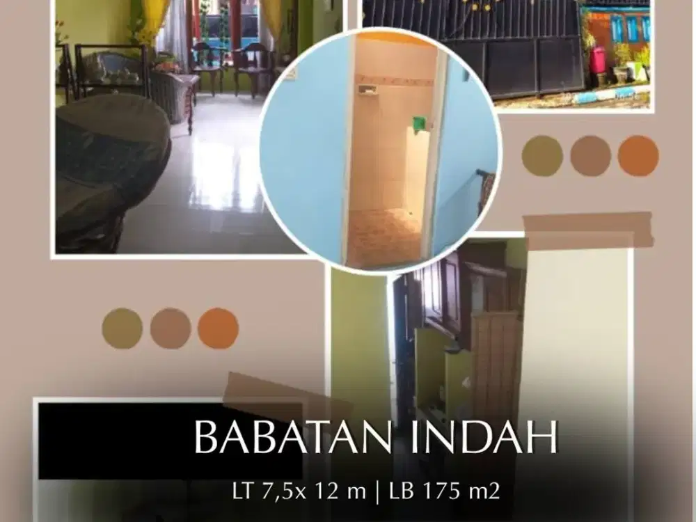 Rumah 2 Lantai Babatan Indah Surabaya