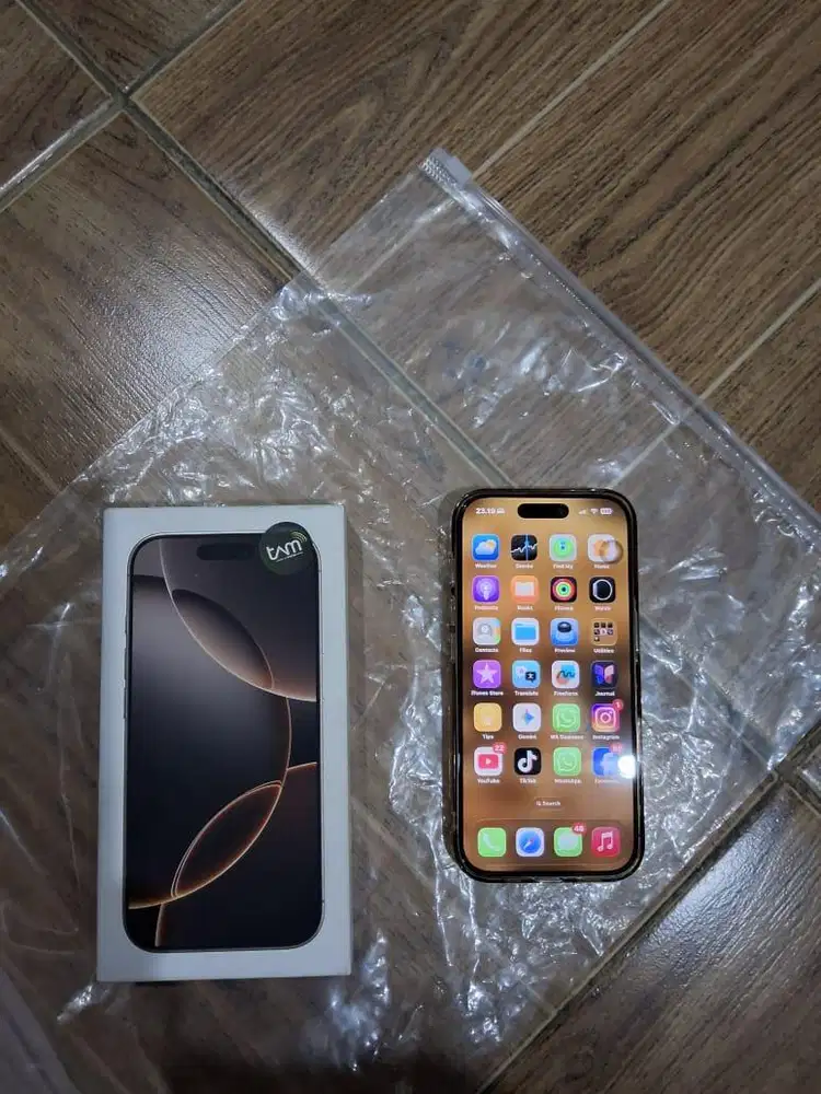 Iphone 16 PRO 128GB TITANIUM GARANSI IBOX RESMI AGUST 2026