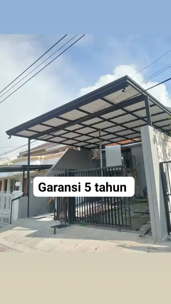 Kanopi baja ringan minimalis modern