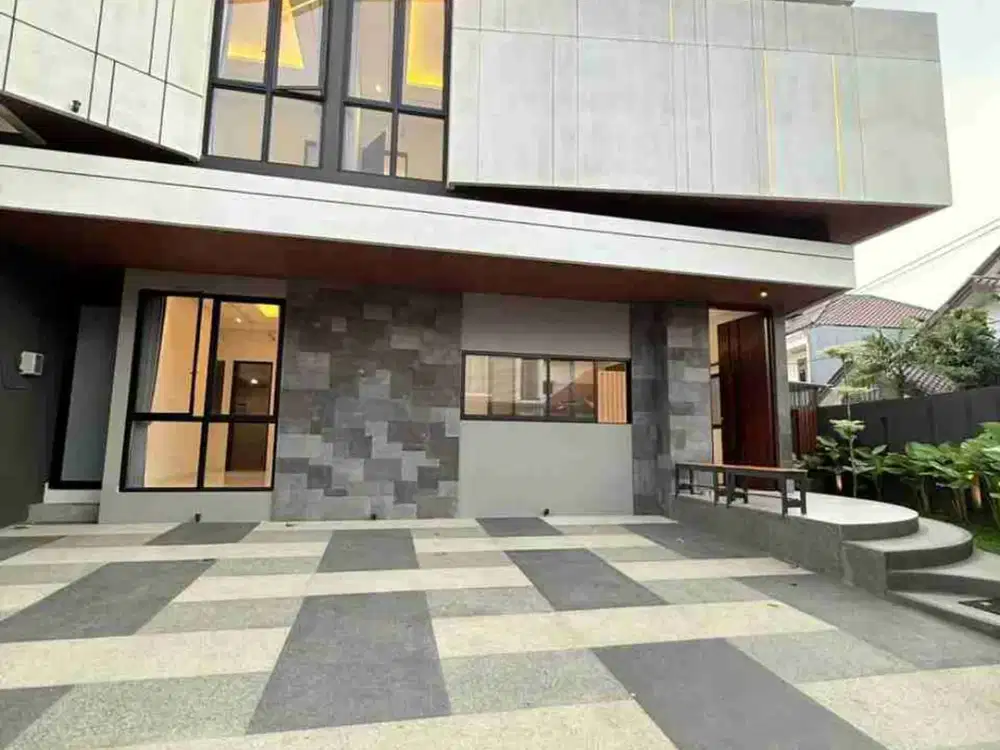 Rumah Mewah Modern Minimalist Manyar Surabaya