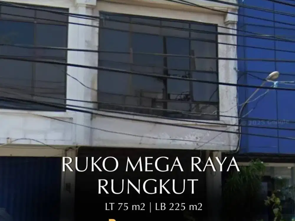 Ruko 3 Lt Strategis di Ruko Mega Raya Rungkut Surabaya