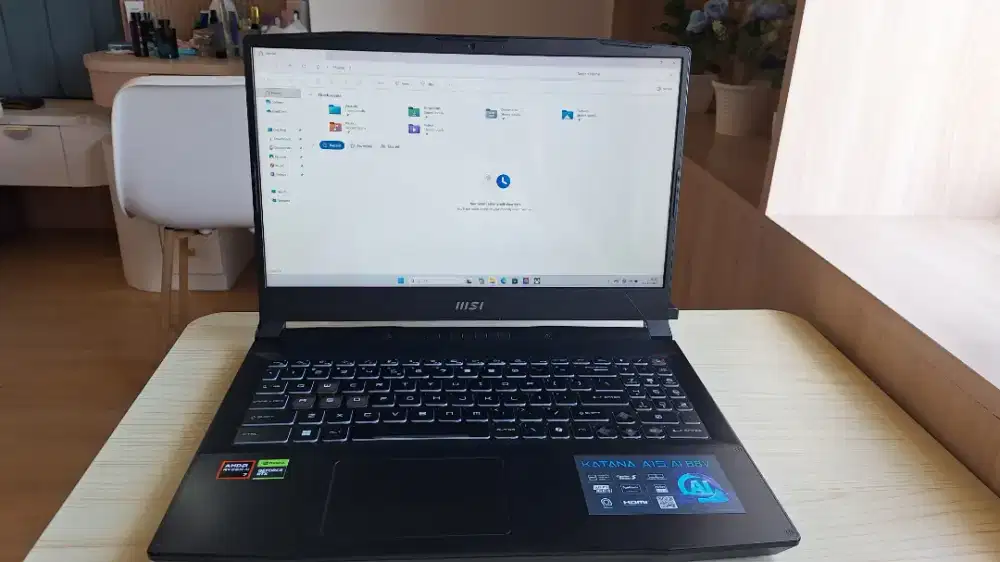 Laptop MSI Katana A15 rtx 4050 (bekas)