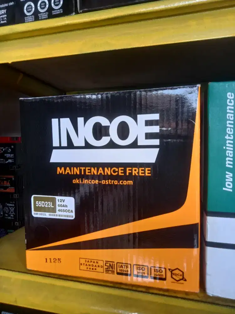 Aki mobil incoe 55d23L 60ah x-trail, Inova, kijang, Serena, dll