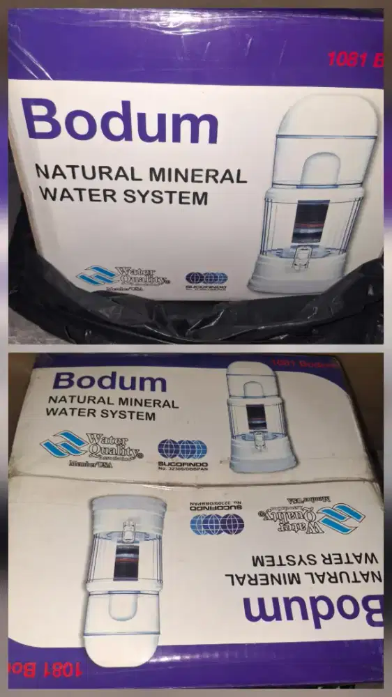 Bodum 
Natural Mineral Water System