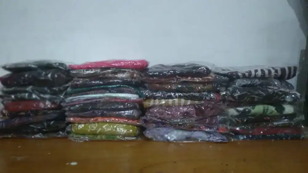 Paket Usaha Diskon 50% Gamis Setelan Batik Cap Halus Berkualitas
