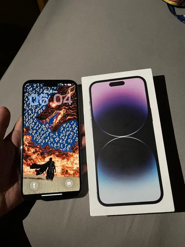 iphone 14pm deep purple 128gb