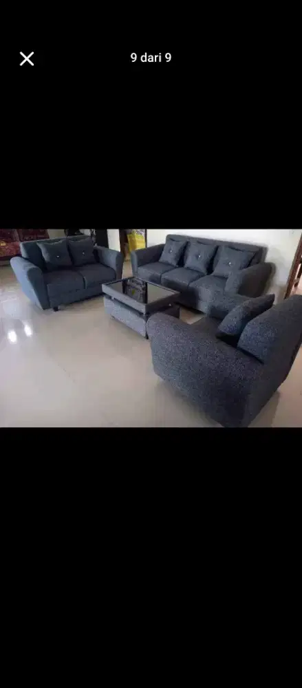 Sofa 321 Minimalis Termurah, Kain Kagawa Informa