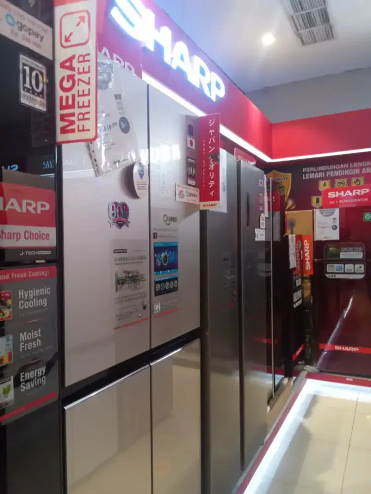 Sharp Kulkas Multi door 472ltr(Bisa Cicilan)