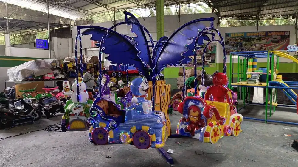 Jaul Palyground Indoor || Komedi Putar Safari Mobil Karakter Kartun