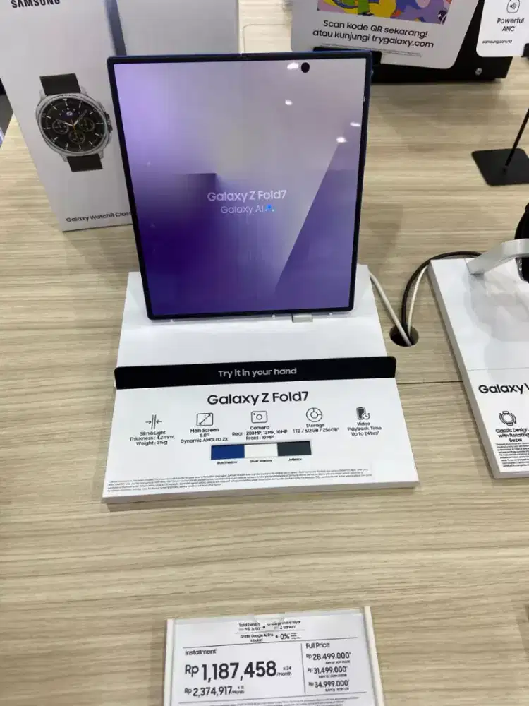 PROMO TRIPLE ZERO SAMSUNG GALAXY Z FOLD7 256GB