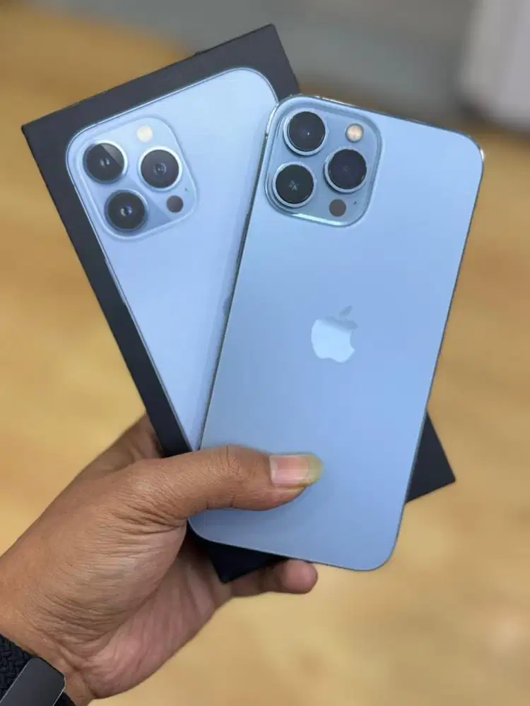 Iphone 13 Promax 256Gb Blue second resmi ibox muluss no minus fullset