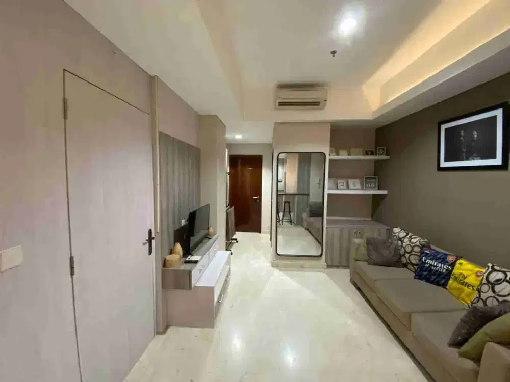 Sewa Apartemen Capitol Park Salemba UI Jakarta Pusat 2BR Emerald