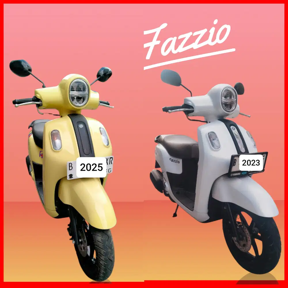 DP 500rb Yamaha Fazzio Keyless (Bi jelek KTP daerah bs kredit) fazio