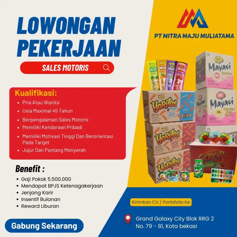 LOWONGAN SALES MOTORIS