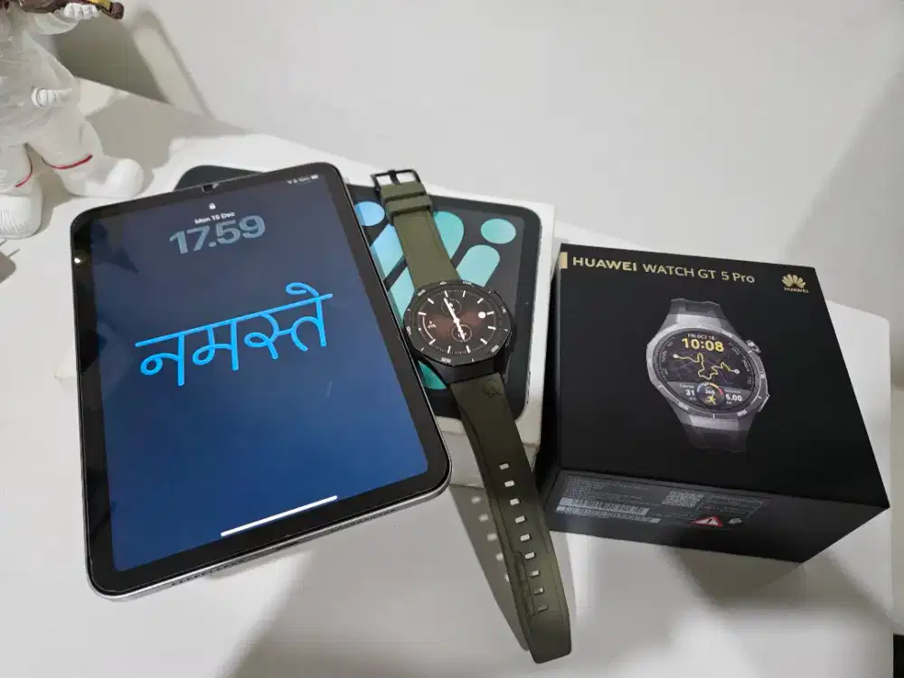 Ipad MINI 7 bundling huawei gt 5 pro mulus terawat pemakaian pribadi