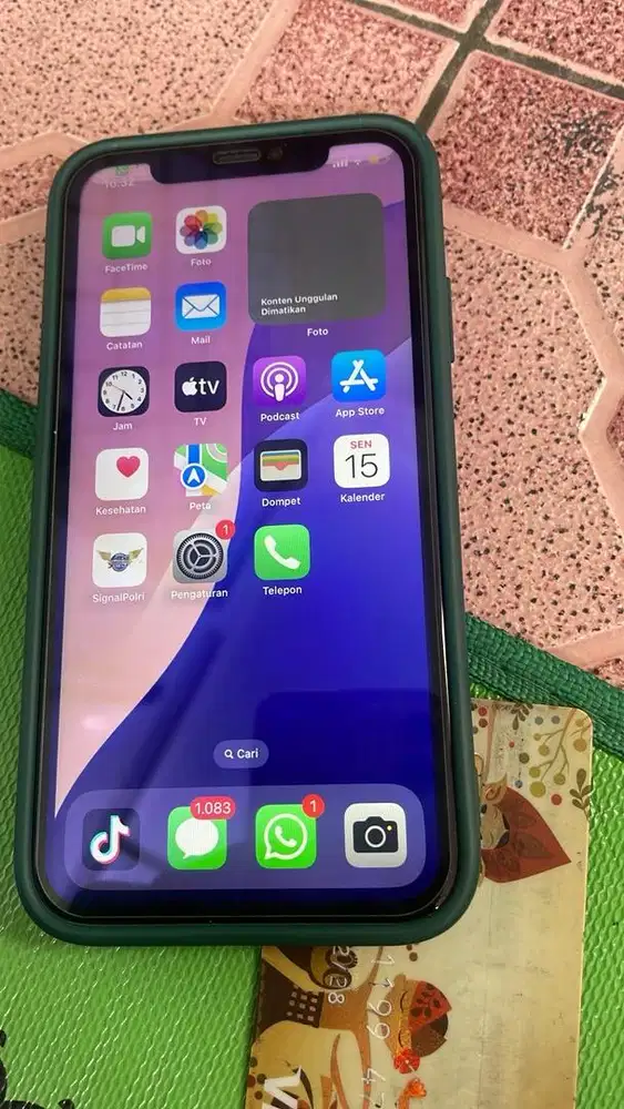 Iphone 11 64 gb black inter