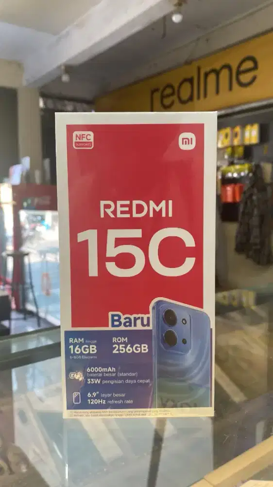 Redy redmi 15c 8/256 NEW Garansi resmi 15bln
