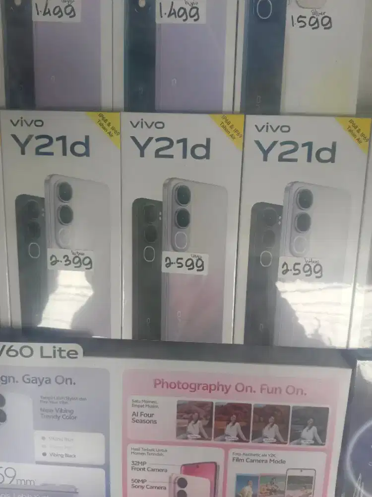 Kredit hp vivo Y21d area pinang poris ciledug proses mudah