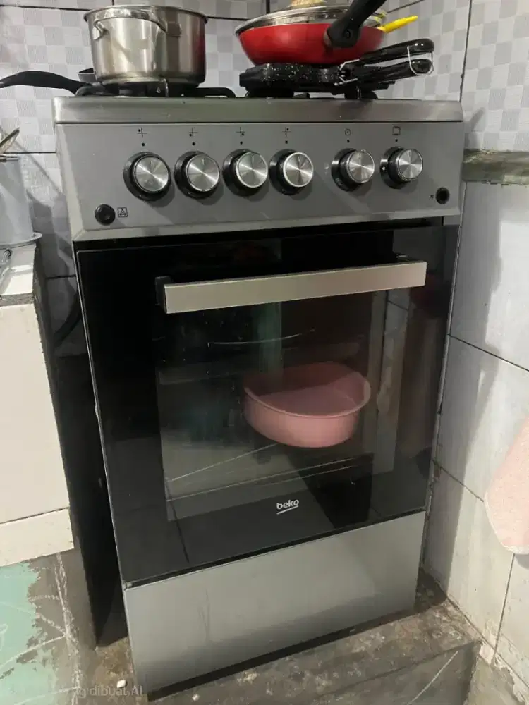 Beko Free Standing Kompor Oven FSGT52110GS