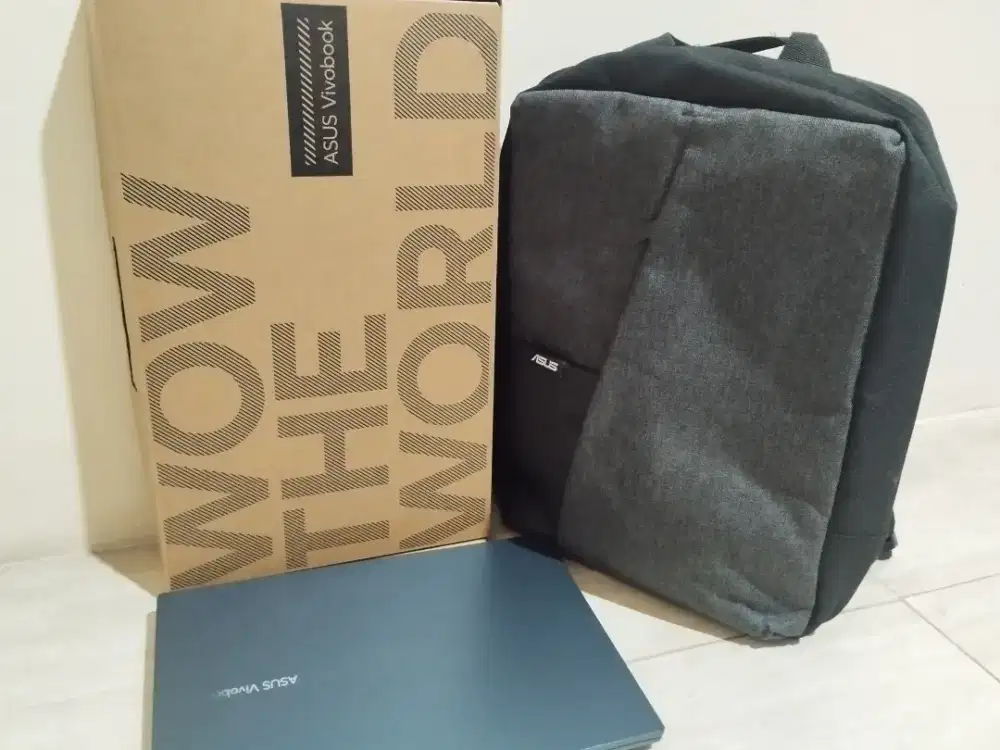 Dijual Cepat Asus Vivobook M1403QA Ryzen 5 5600H Quiet Blue - Second