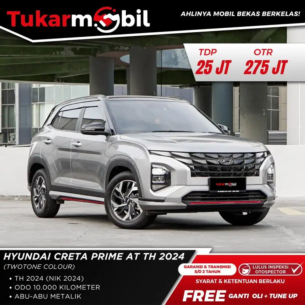 [BERGARANSI] HYUNDAI CRETA PRIME MATIC TWOTONE COLOUR TAHUN 2024