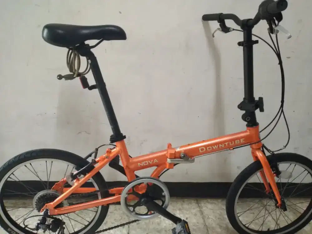 Sepeda lipat downtube nova original mulus