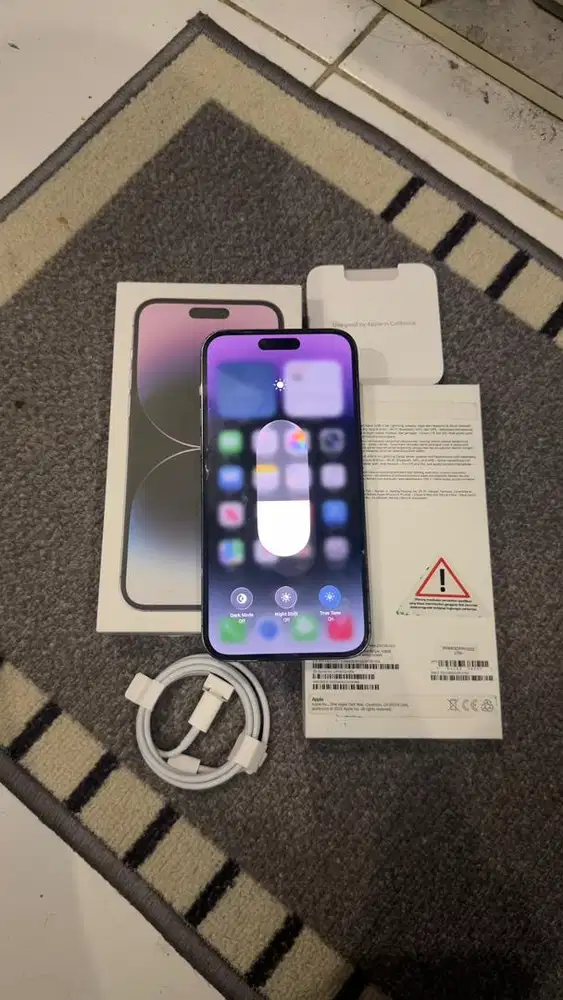 Iphone 14 Promax 128GB Purple Resmi Ibox Lengkap