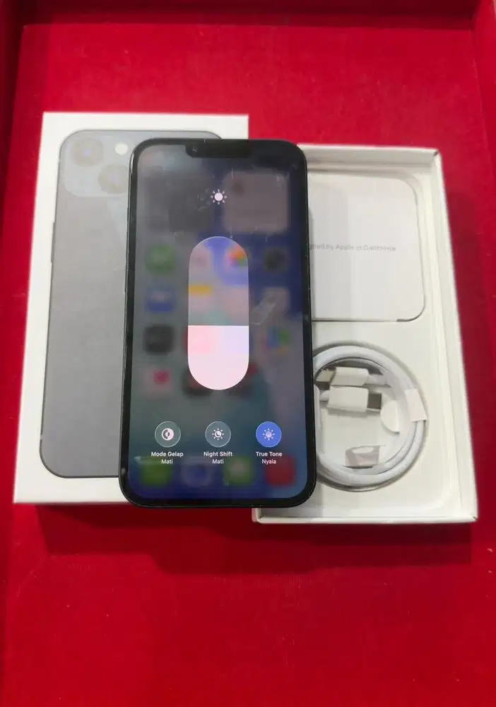 Iphone 13 Black 128GB Mulus Lengkap Terdaftar