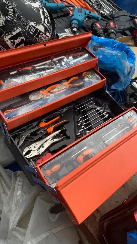 Tool box set, 85 pcs kunci sok set