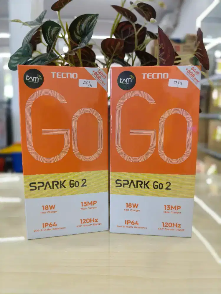 Tecno Spark Go 2 4GB/64GB Garansi Resmi