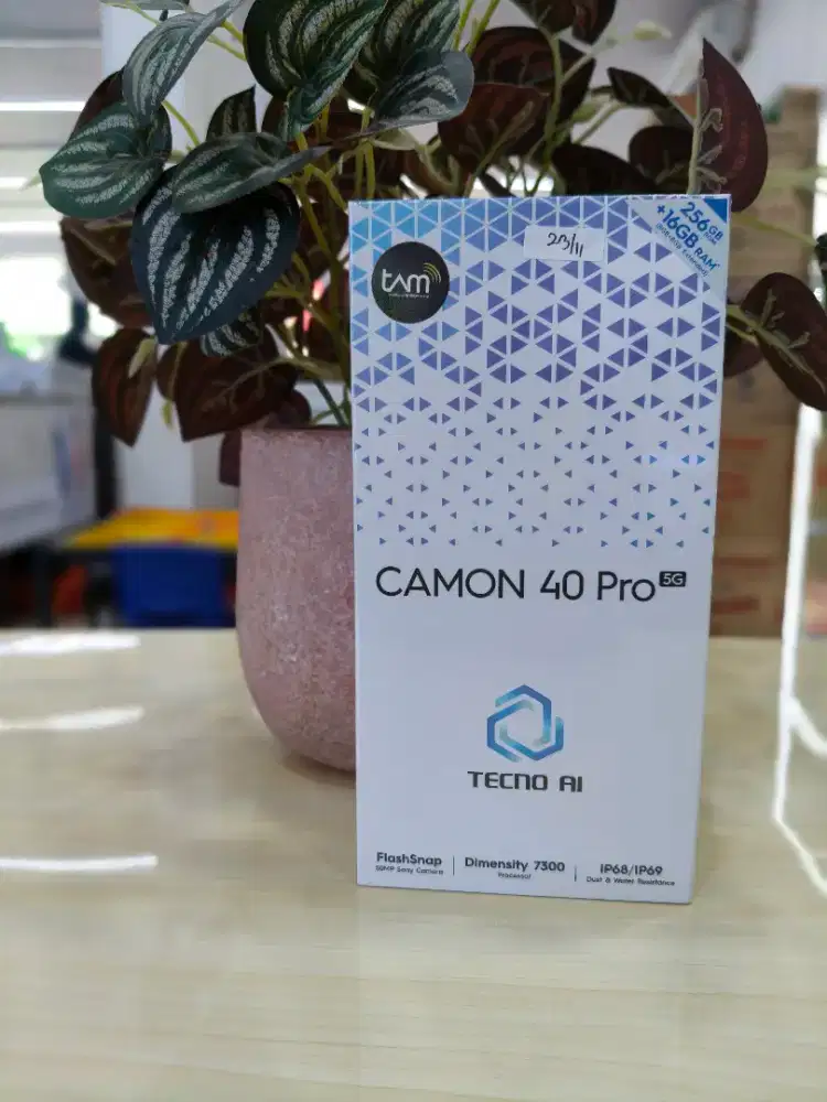 Tecno Camon 40 Pro 5G 8GB/256GB Garansi Resmi