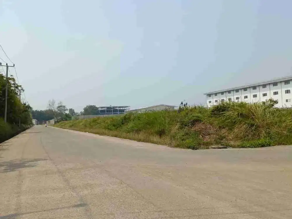 kavling Industri di kawasan modern cikande Serang luas 1 hektar harga 1,75jt/m²