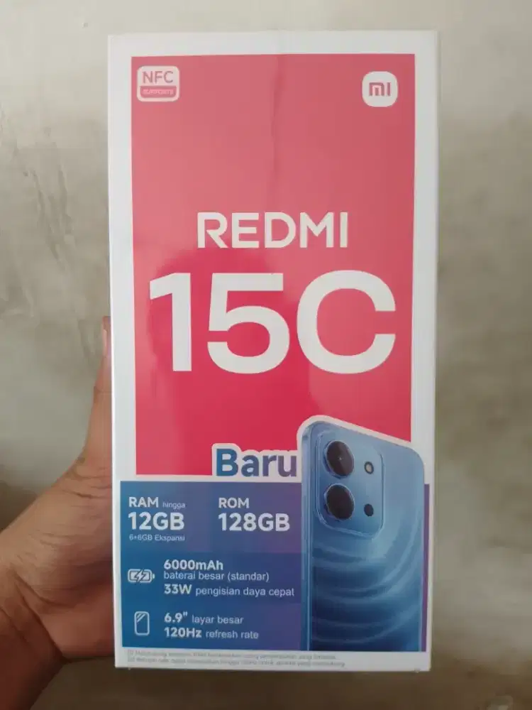 New redmi 15c 6/128