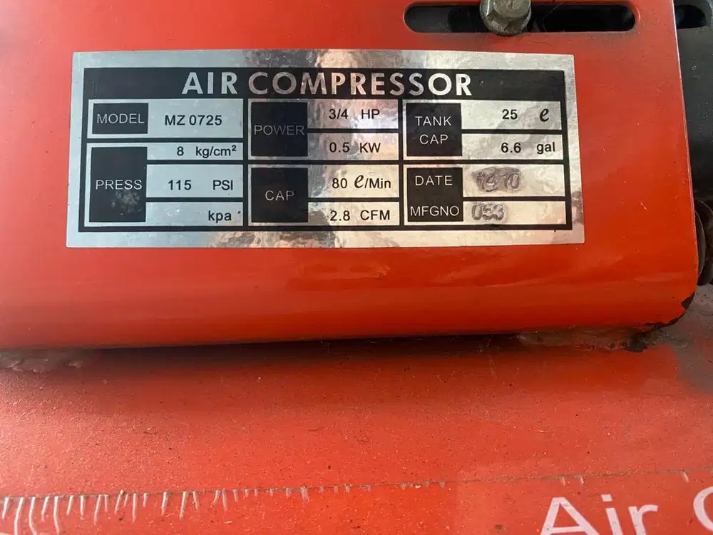 Kompresor shark tipe mz 0725