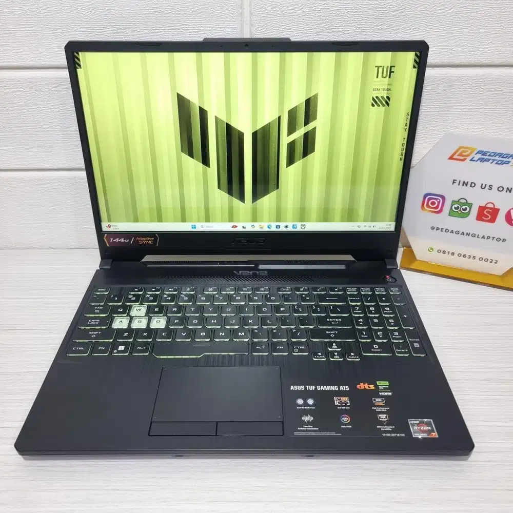Asus Tuf Gaming A15 FA506NCR RYZEN 7-7435HS 16/512GB RTX 3050