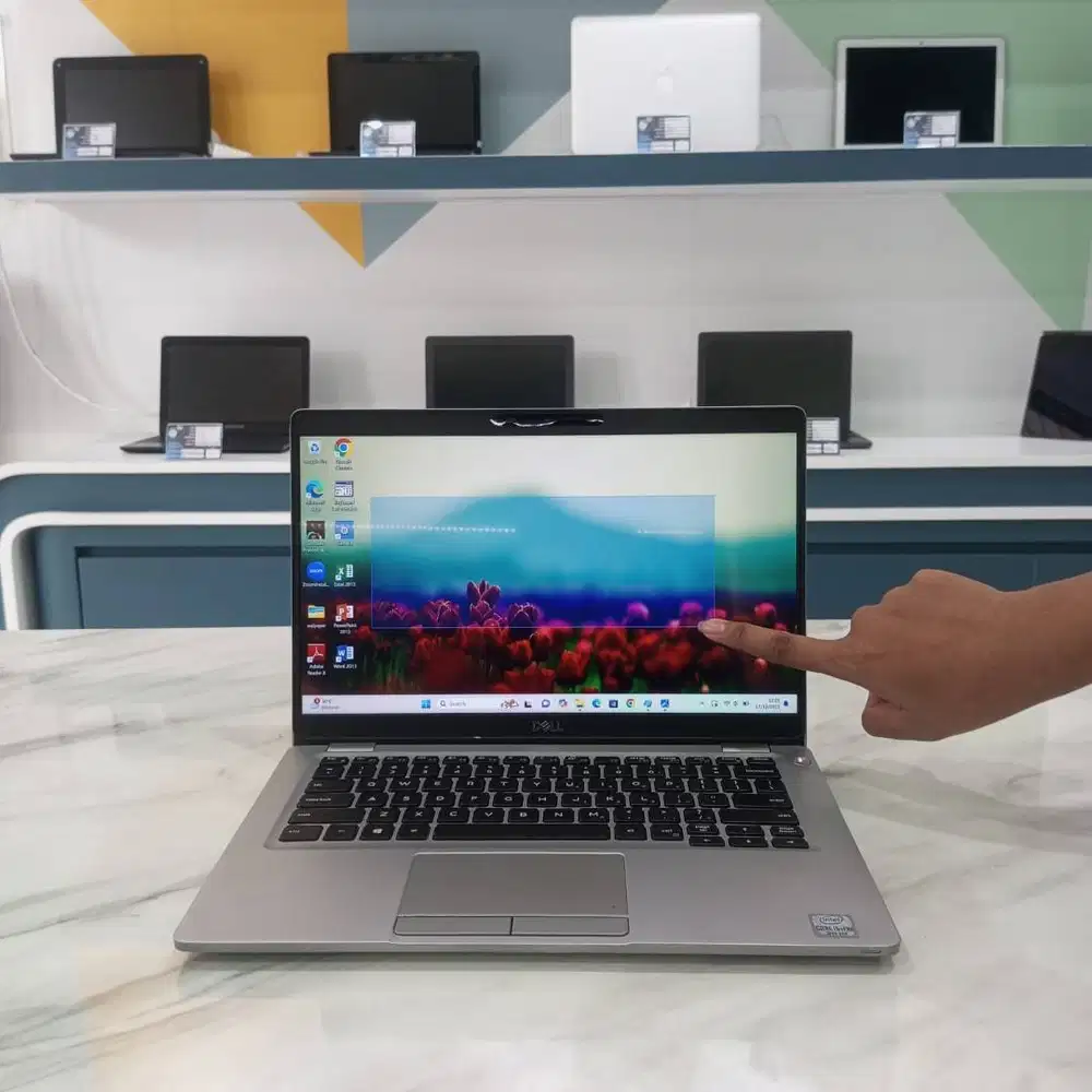 [D55]|LaptopDELL|TouchscrenGaming|16GB|256GB |14'| Aplikasi Siap Pakai