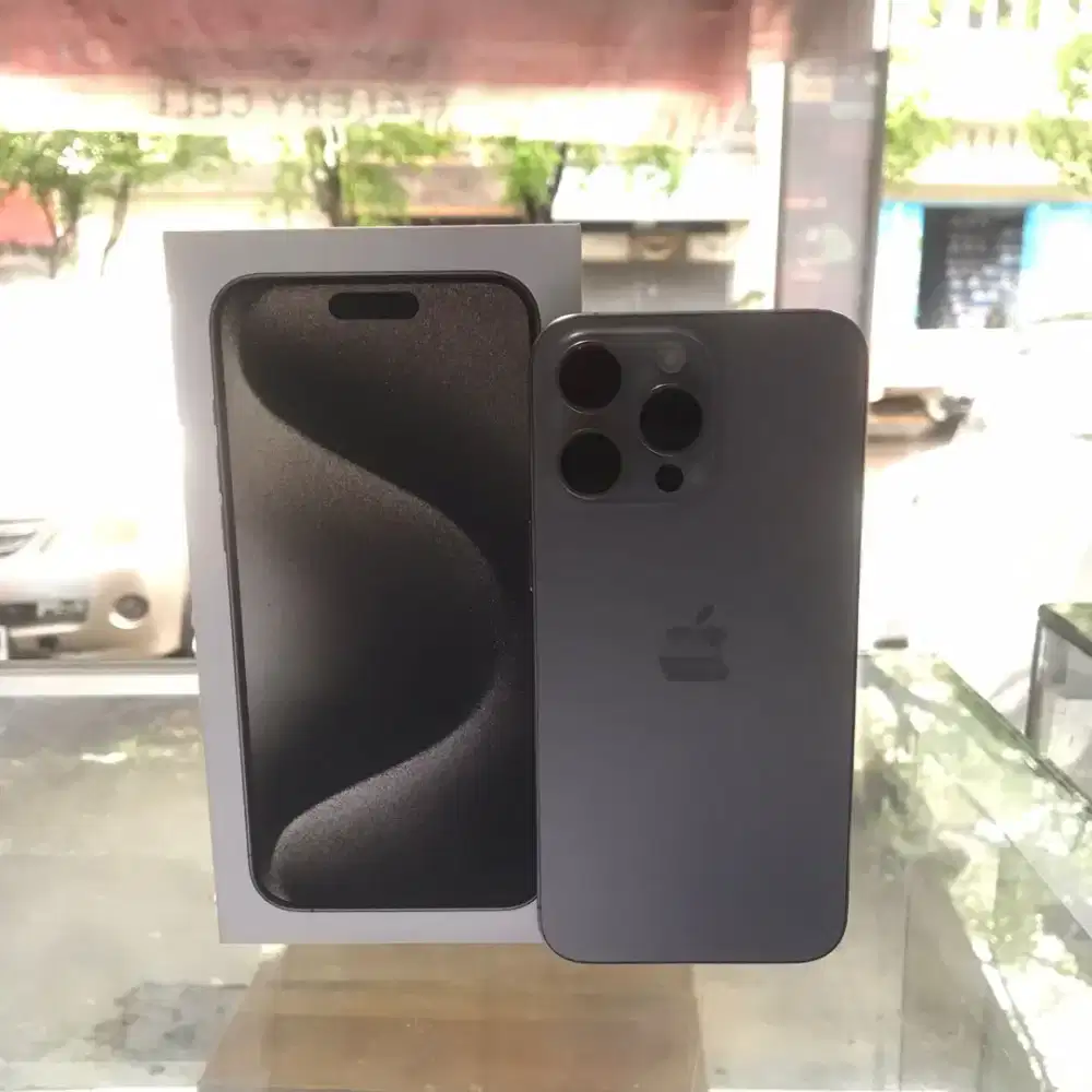 iPhone 15 pro max 256gb iBox lengkap