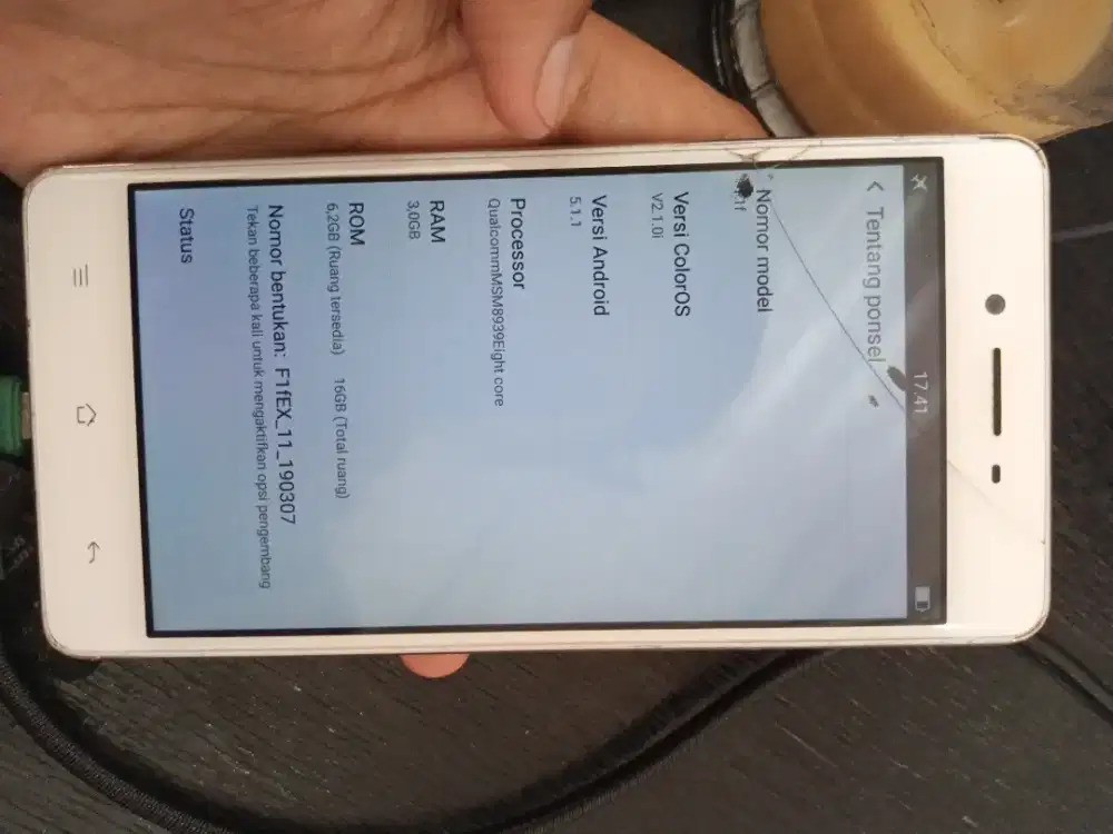 Jual BU Oppo F1f hp only