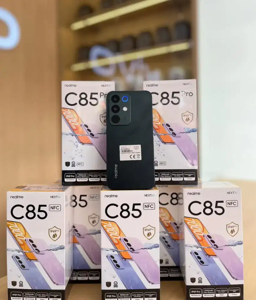 PROMO TERMURAH REALME C85 PRO NFC.HP TAHAN AIR 6 METER BATERAI 7000