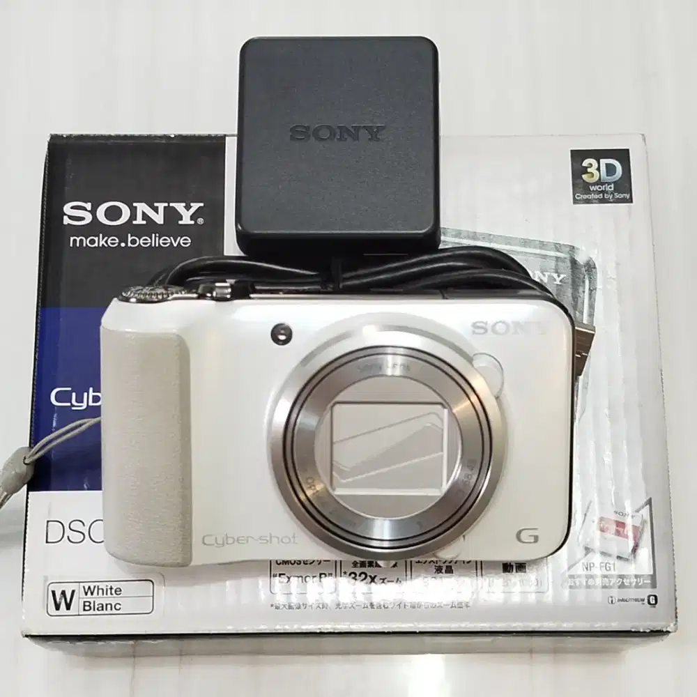 SONY DigiCam DSC-HX10V DSC-HX10 White Asli Japan