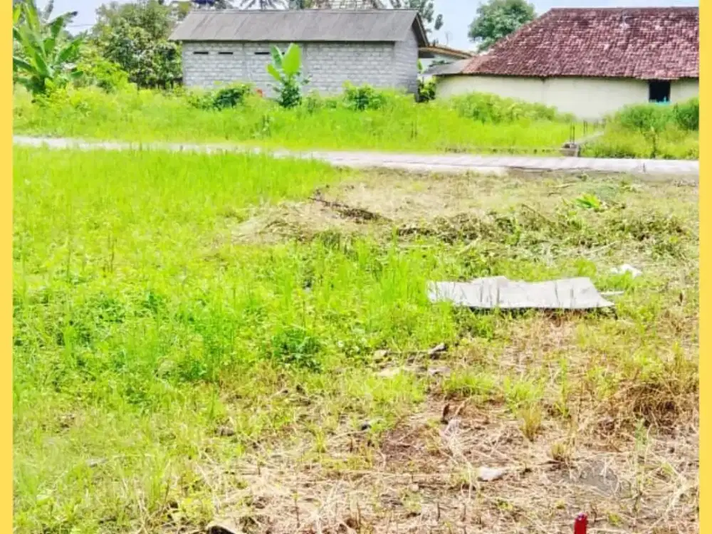 Tanah Jogja 3 Jt-an/mtr 1km Dari JL Kaliurang SHM Pekarangan