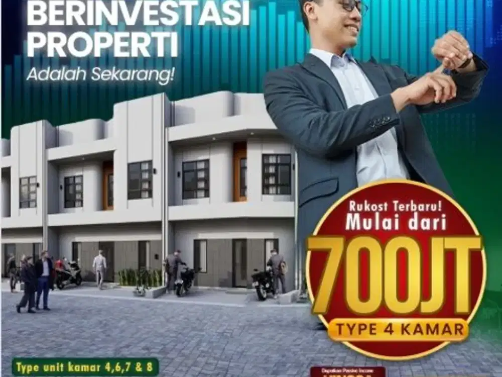 Di jual rumah kost dekat dengan berbagai tempat tujuan anda seperti UIN UMM UNISMA DINOYo