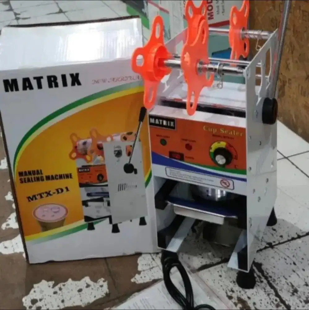 Cup Sealer Matrix Manual bisa 22oz