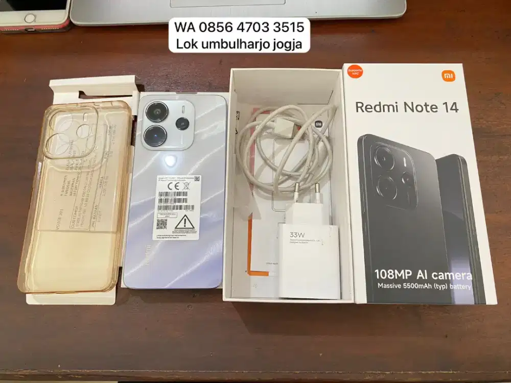 Redmi Note 14 8/256 Bekas seperti baru