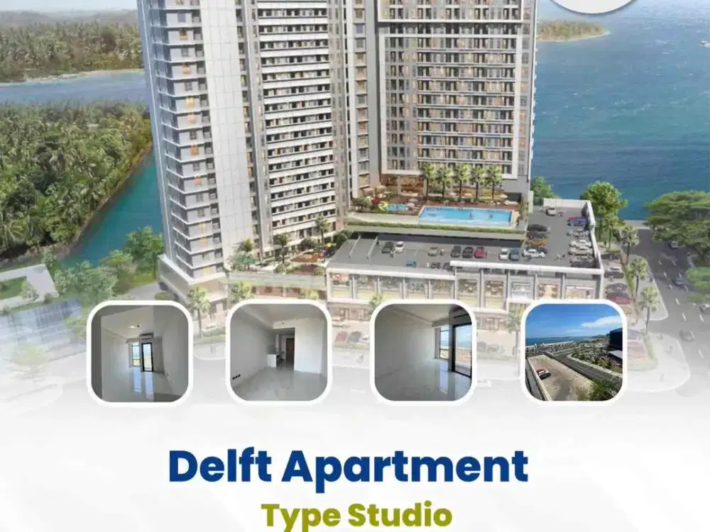 dijual cepat apartment Delft CPI losari makassar type studio beach city view
