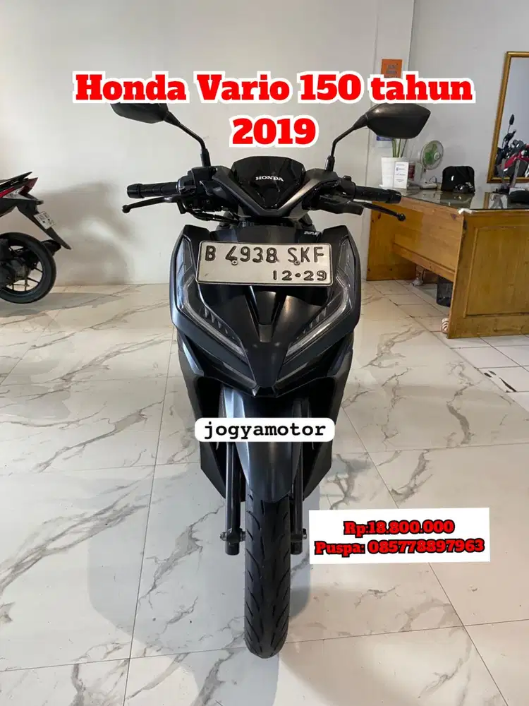 (B) honda vario 150 tahun 2019 cash credit