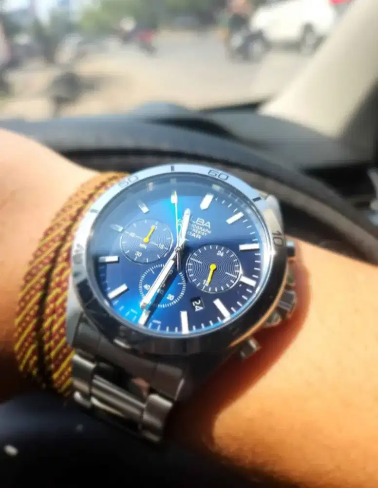 Jam tangan Alba original tali rubber